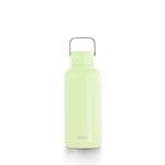 Ultraleichte 600ml Trinkflasche aus hochwertigem Edelstahl - kompakt und leicht. Uni minimalistisch in der cool matcha.