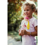 BPA freie Plastiktrinkflasche aus hochwertigem Eastman Tritan - leicht, robust und langlebig.