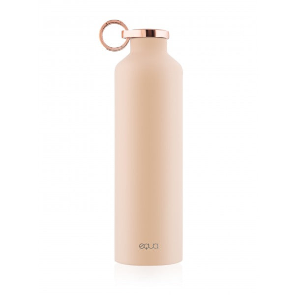 EQUA Thermo Classy Pink Blush Edelstahl Trinkflasche 650 ml mit double wall Isolation.
