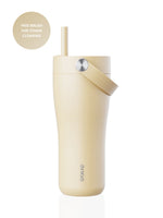 Isolierte Edelstahl-Trinkflasche 600 ml – hält Getränke 15 Std. kalt und 8 Std. warm. 100% auslaufsicher, BPA-frei, mit klappbarem Trinkhalm. Jetzt entdecken!