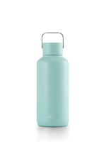 Ultraleichte 600ml Trinkflasche aus hochwertigem Edelstahl - kompakt und leicht. Uni minimalistisch in der farbe hellblau