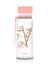 EQUA Trinkflasche aus BPA freiem hochwertigem Eastman Tritan Kunststoff - fasst 600ml - mit süssem Quala Druck in rosa und grau - Tragebändel in rosa.