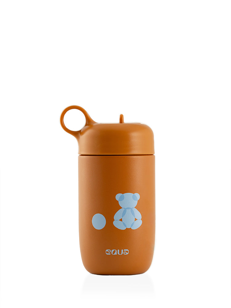 EQUA Kinder Trinkflasche aus Edelstahl 400 ml – auslaufsicher für Kinder von 2 bis 5 Jahren