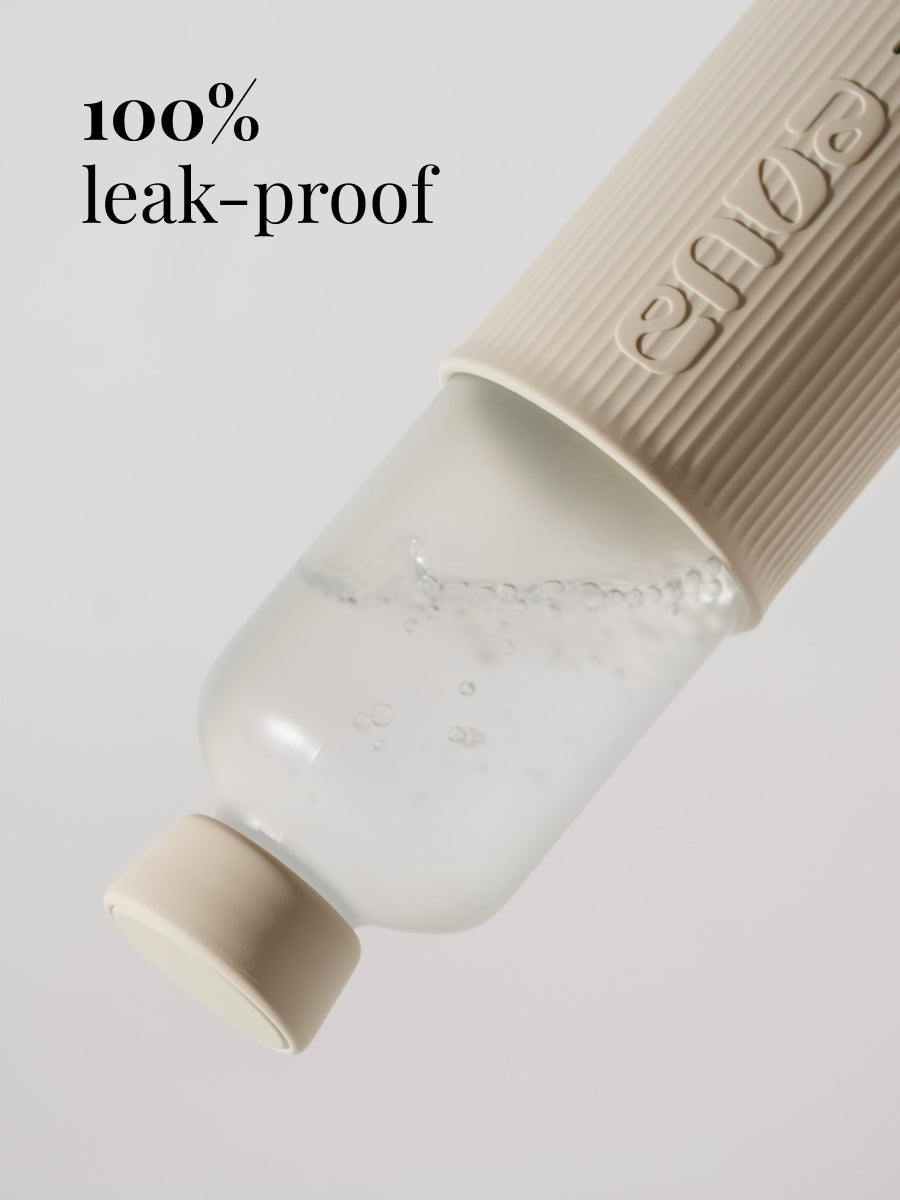 Die intelligente Trinkflasche mit Trink Erinnerung ist 100% auslaufsicher.