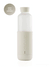 Trinkflasche mit Trinkreminder, damit Sie nie zu wenig trinken. Die Glow bottle hat einen Tracker und erinnert sie mit einem integrierten leuchten ans Trinken, wenn Sie es vergessen. Aus Borosilikatglast, hergestellt in der EU. Mattes Glas, Silikon Schutzhülle in der Farbe off-white.
