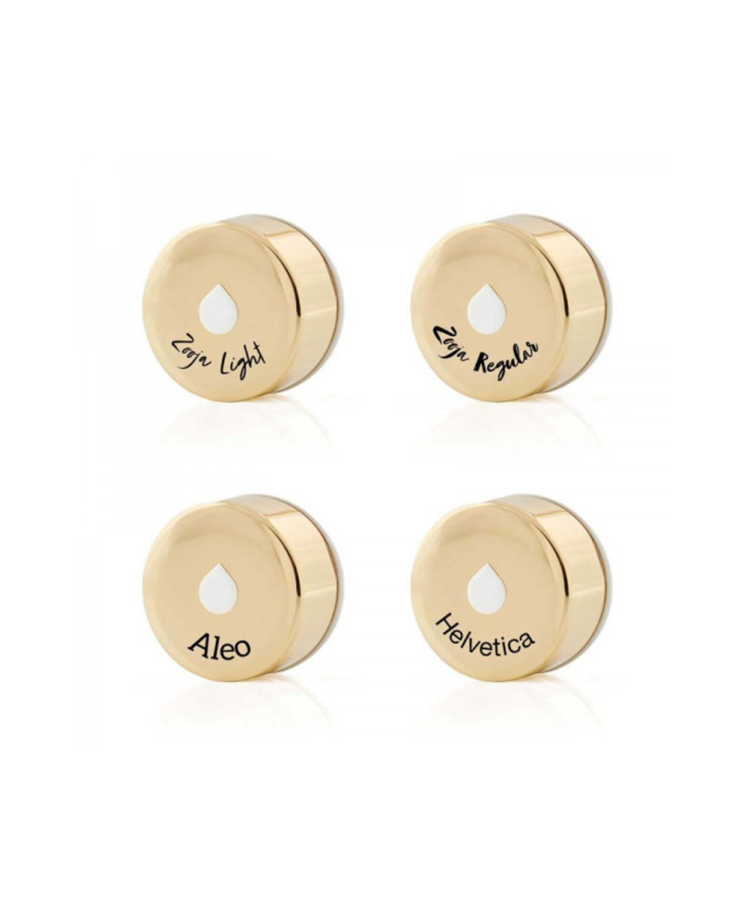 Metallic Deckel Gold