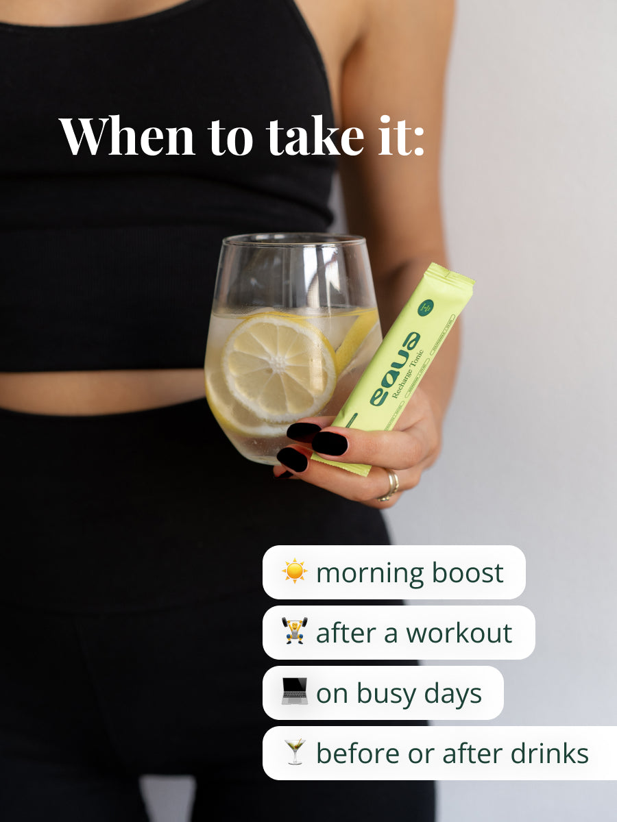 EQUA Recharge Tonic Zitrone-Grüntee Elektrolyt-Drink unterwegs für Energie, Fokus und optimale Flüssigkeitsversorgung