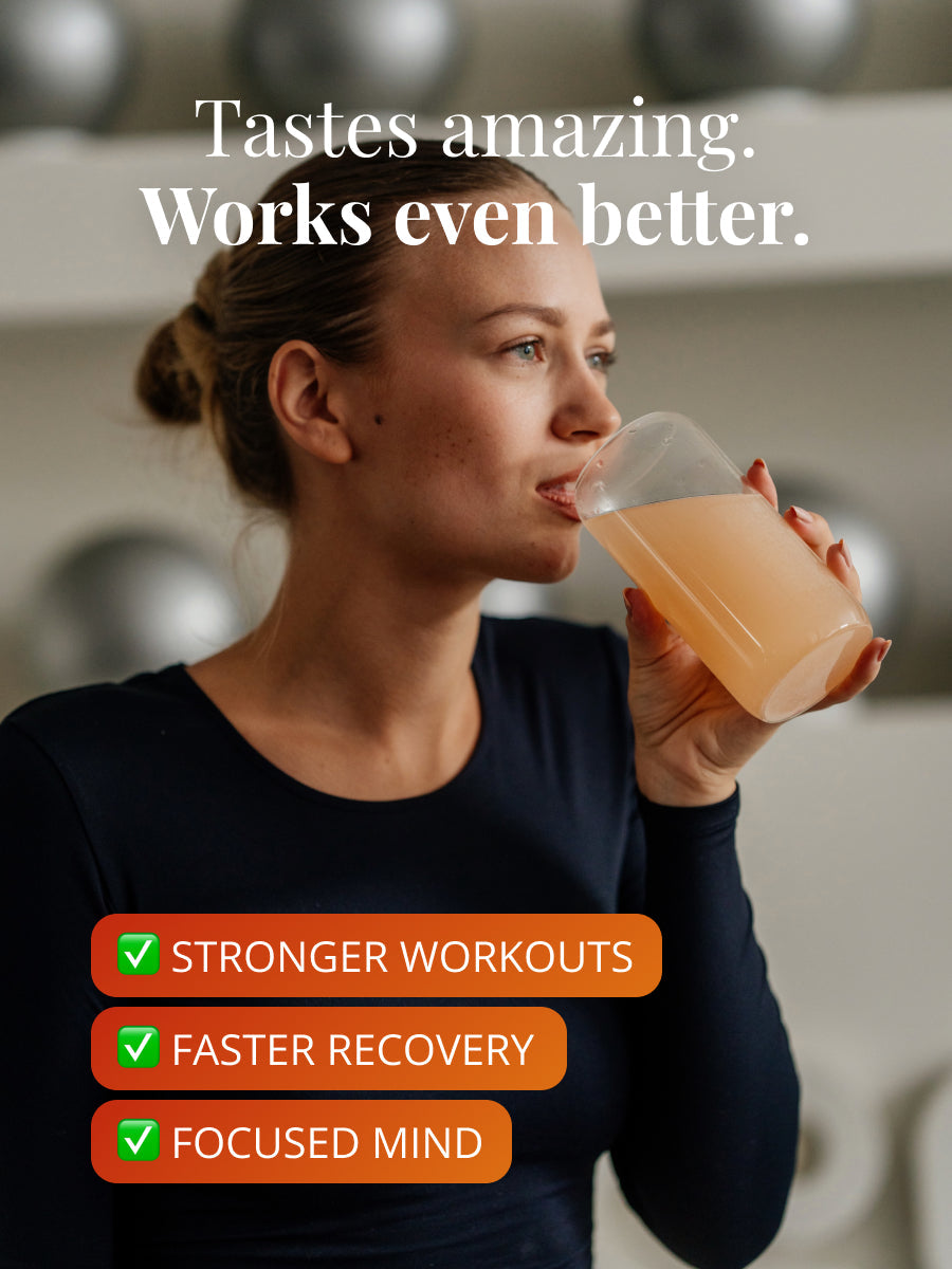 Zubereiteter EQUA Recharge Tonic + Creatine Sportdrink im Shaker für das Workout