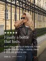 Langlebige Trinkflasche - robust und minimalistisch.