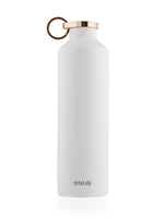 EQUA Thermo Classy Snow White Edelstahl Trinkflasche 650 ml mit double wall Isolation.