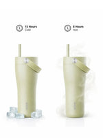 EQUA Carry Cup Trinkflasche 600 ml Lavendel – hält Getränke 15 Stunden kalt und 8 Stunden warm 
