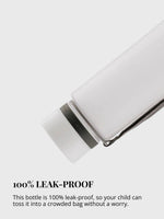 Diese Trink-Flasche ist 100% auslaufsicher und kann sorgenfrei in die Tasche oder den Rucksack gelegt werden. Einfach zum Öffnen und Schliessen des Deckels. Einfach zum Reinigen da keine Kleinteile - hygienisch.