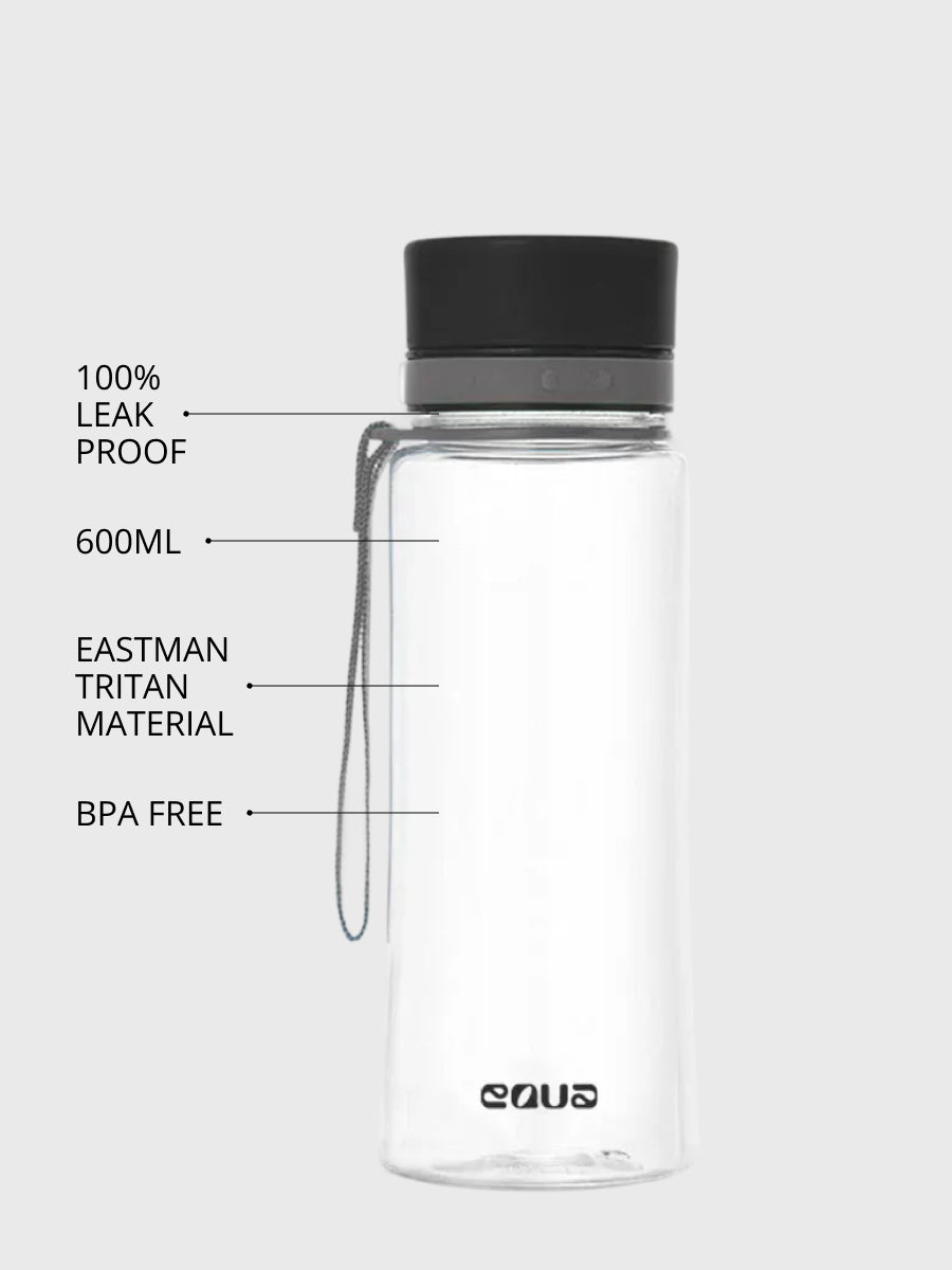 BPA freie Plastiktrinkflasche aus hochwertigem Eastman Tritan - mit praktischem Tragehenkel - Trageband. Bruchsicher. top Preis Leistung.
