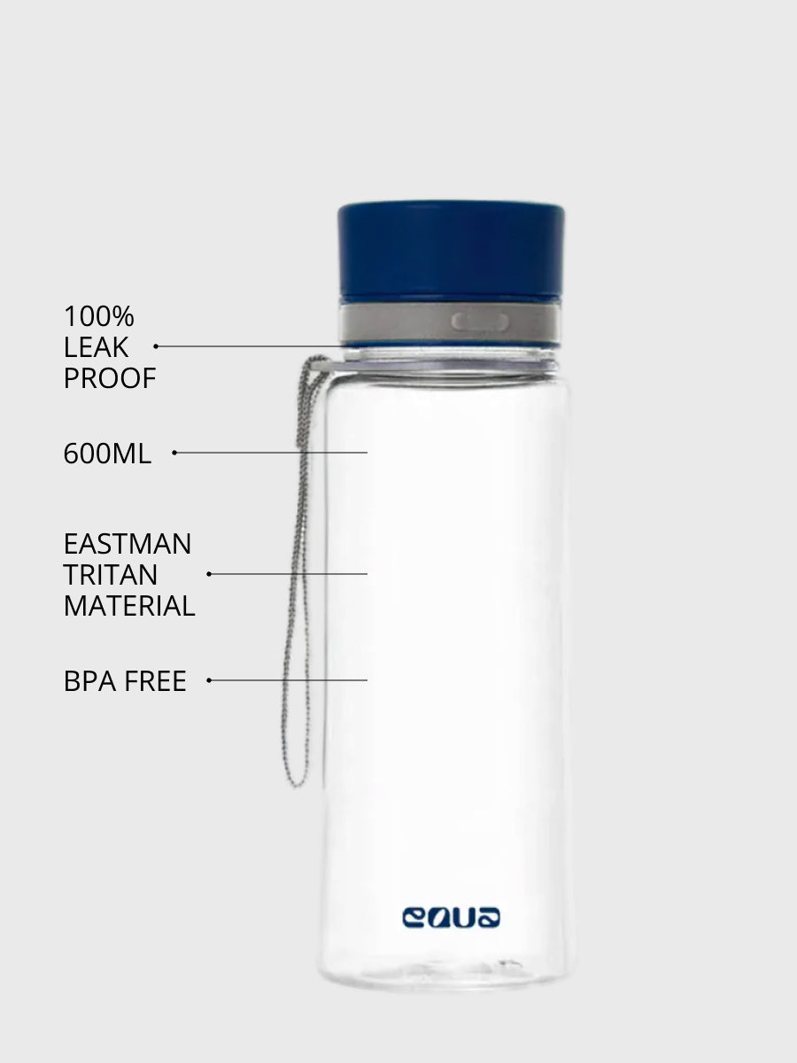 BPA freie Plastiktrinkflasche aus hochwertigem Eastman Tritan - mit praktischem Tragehenkel - Trageband. Bruchsicher. top Preis Leistung.