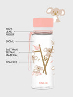 Eine Trinkflasche die auch Kinder Chaos überlebt: leicht, praktisch, bruchsicher und auslaufsicher. Einfach in der Handhabung. Fasst 600ml.