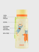 EQUA Trinkflasche aus BPA freiem hochwertigem Eastman Tritan Kunststoff - fasst 600ml  mit praktischem Trageband.  In über 25 verschiedene Designs erhältlich?