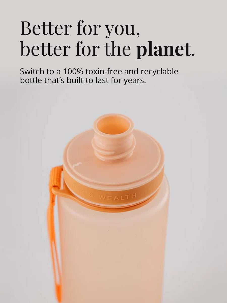 Nachhaltige, Giftstoff freie und langlebige Trinkflasche aus leichtem Kunststoff (BPA frei / Eastman Tritan). Top Preis Leistungsverhältnis. In über 25 verschiedene Designs erhältlich.
