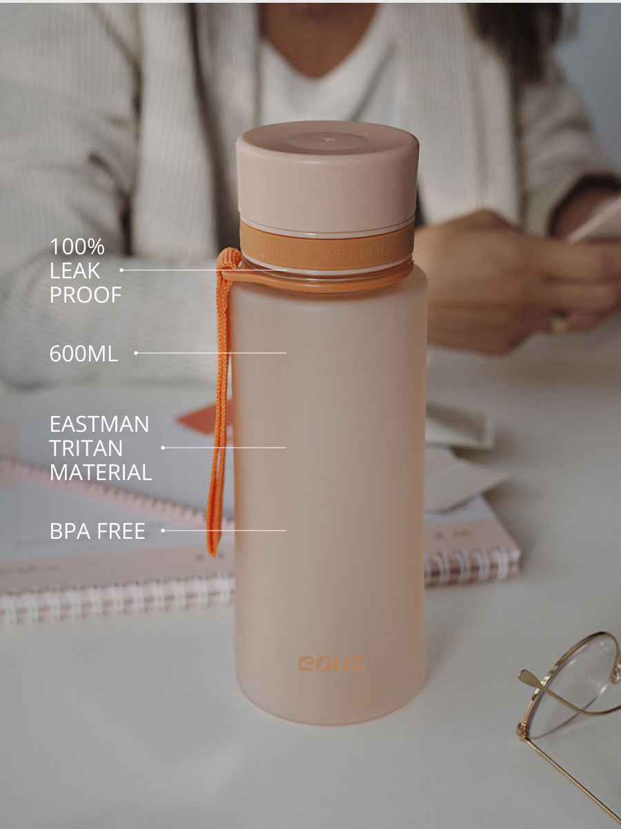 BPA freie Plastiktrinkflasche aus hochwertigem Eastman Tritan - mit praktischem Tragehenkel - Trageband. Bruchsicher. top Preis Leistung.