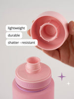 EQUA Trinkflasche aus BPA freiem hochwertigem Eastman Tritan Kunststoff - fasst 600ml - bruchsicher - einfach zum Reinigen. Mit Trinköffnung und Wide Mouth Öffnung. In über 25 verschiedene Designs erhältlich.