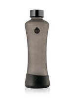 EQUA Pepper Glas Trinkflasche 550 ml mit Silikonschutz