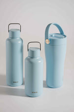 Die Timeless Thermo Trinklasche ist doppelwandig vakuum isoliert.