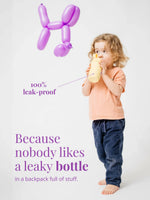 EQUA Kinder Trinkflasche aus Edelstahl 400 ml – auslaufsicher für Kinder von 2 bis 5 Jahren