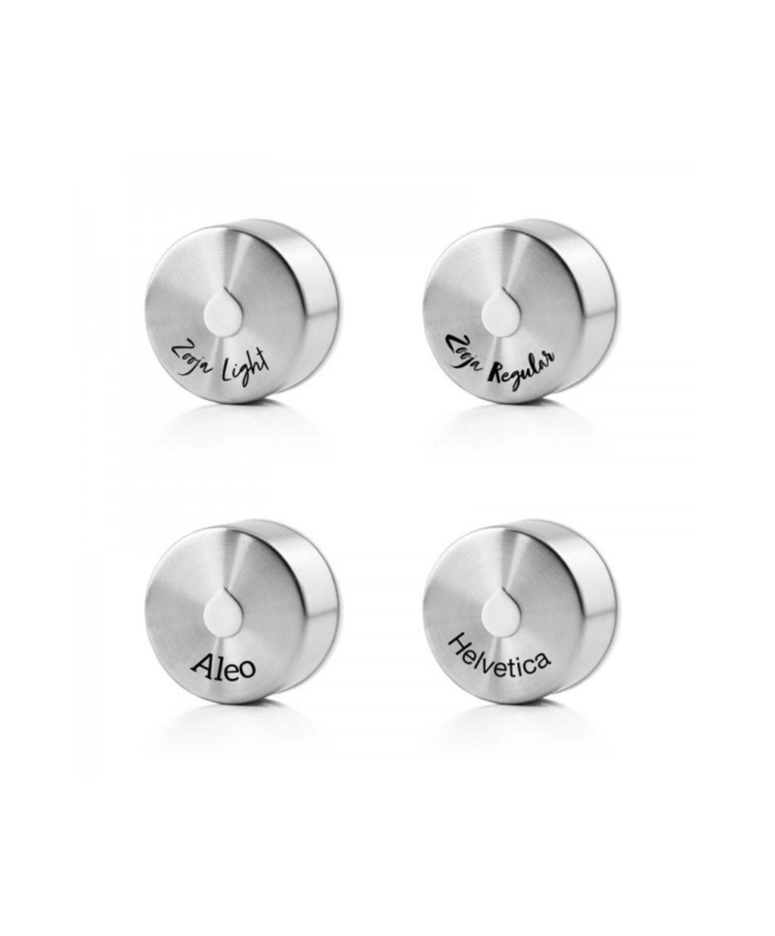 Couvercle en acier inoxydable blanc
