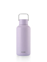Ultraleichte 600ml Trinkflasche aus hochwertigem Edelstahl - kompakt und leicht. Uni minimalistisch in der farbe lilac (lila).